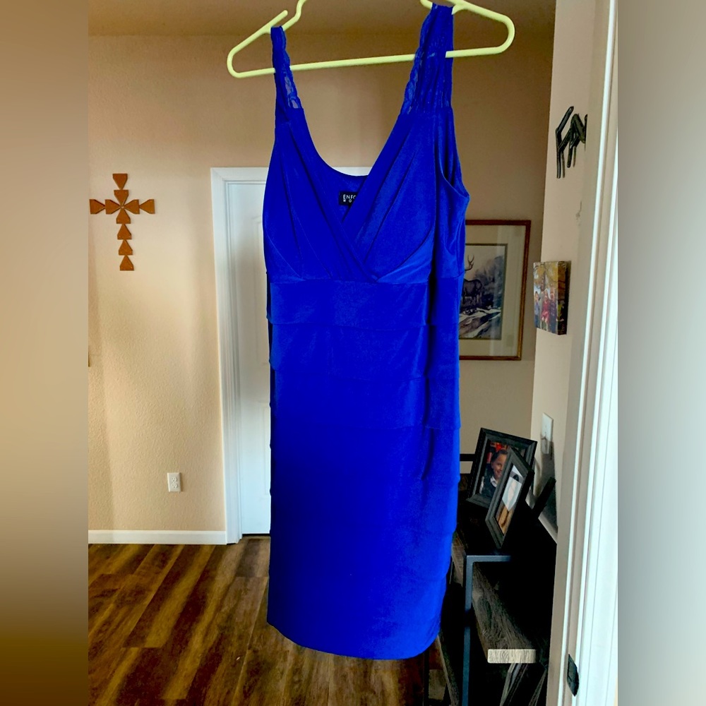 Blue dress. Enfocus Women. Size 14